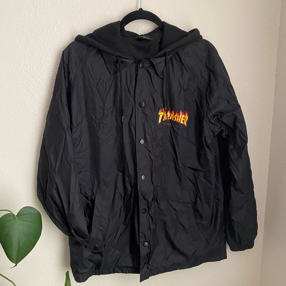 Thrasher Hooded wind breaker -size L